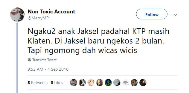 Bahasa Gaul Jaksel